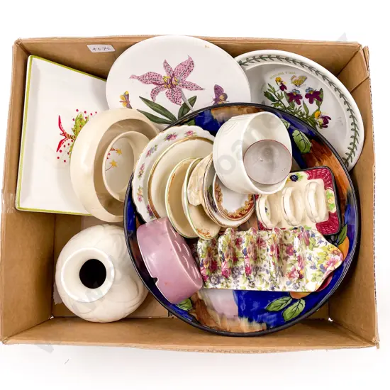 Box Quantity of Assorted China incl Portmerion