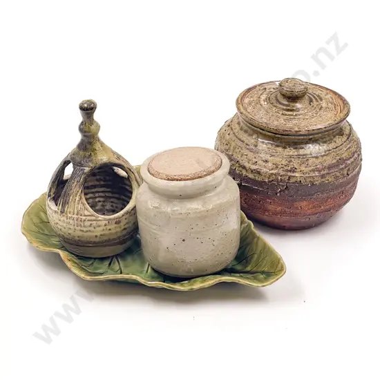 Four Pieces of Assorted Pottery
