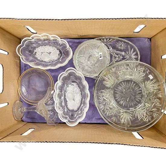 Box Quantity of Assorted Crystal & Glassware