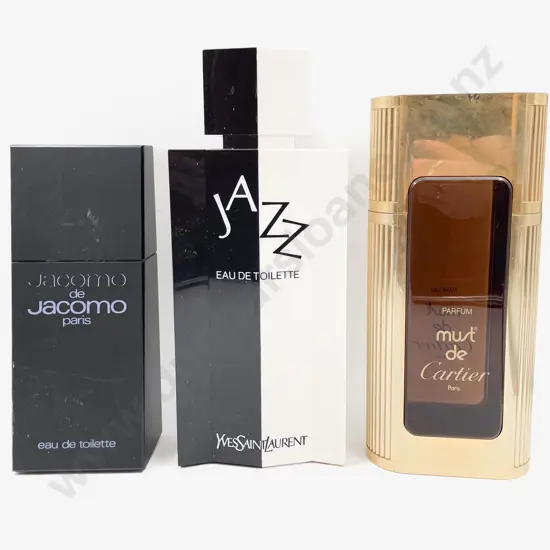 Three Perfume Display Bottles