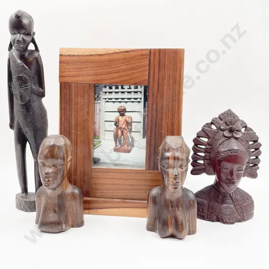 Four Tourist Artefact Figures & Other