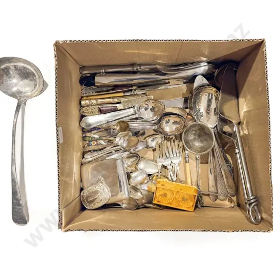 Box Quantity of Assorted S/P Cutlery etc