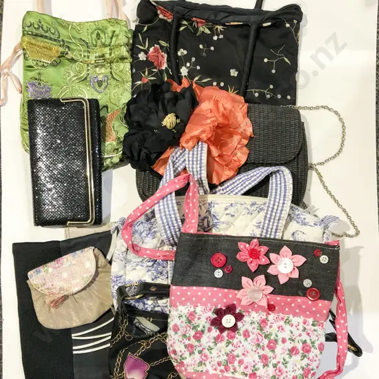 Box Quantity of Assorted Handbags and Purses etc