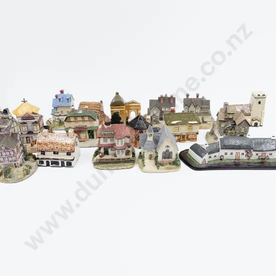 Quantity of Assorted Miniature Buildings