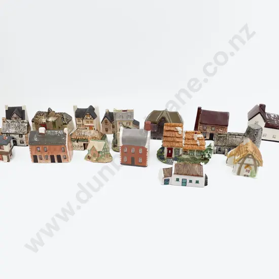 Quantity of Assorted Miniature Buildings