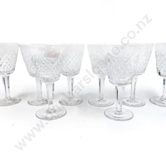 Eight Waterford Crystal Glasses