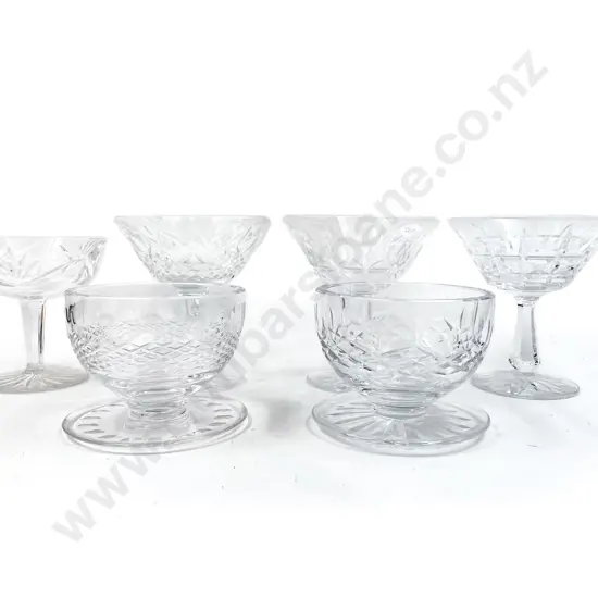 Six Assorted Waterford Crystal Glasses