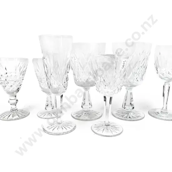 Seven Assorted Waterford Crystal Glasses