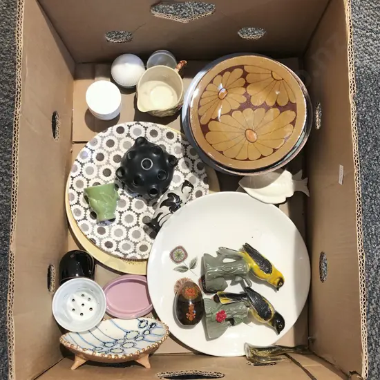 Quantity of Assorted China Ornaments incl Crown Lynn