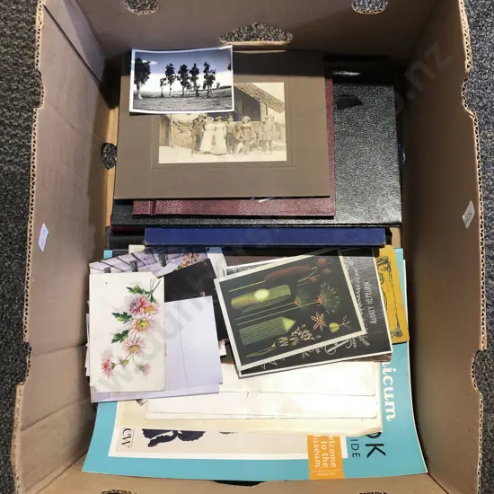 Quantity of Assorted Vintage incl Postcard Albums etc