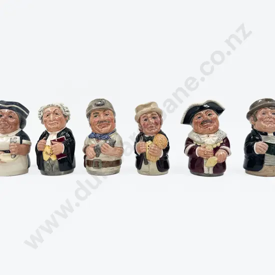 Six RD Small Toby Jugs