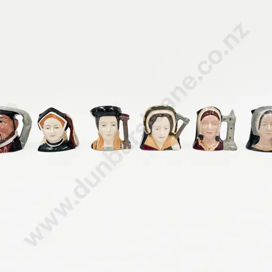 Six Assorted Small RD Character Jugs