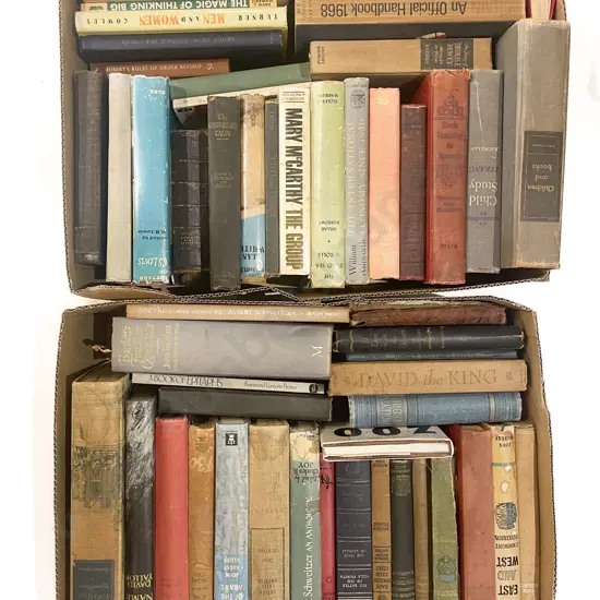 Two Boxes of Assorted Books