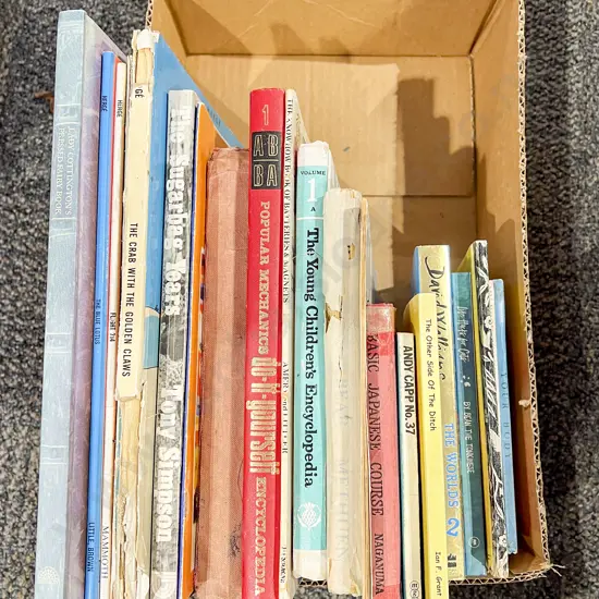 Box of Assorted Books