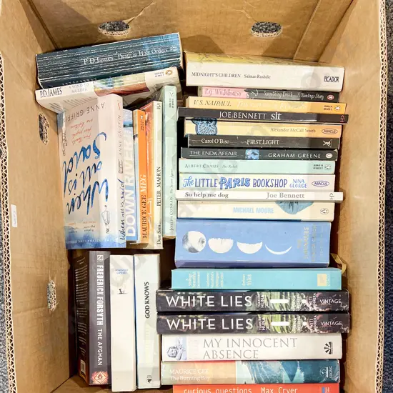 Box of Assorted Books