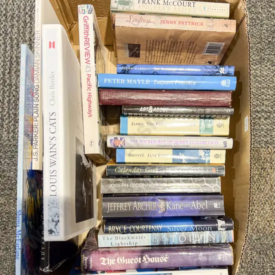 Box of Assorted Books