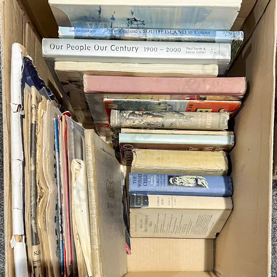 Box of Assorted Books