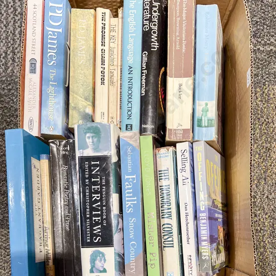 Box of Assorted Books