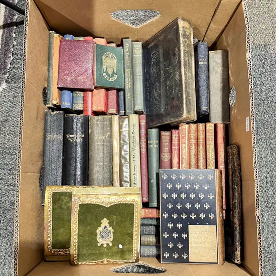Box of Assorted Vintage Books