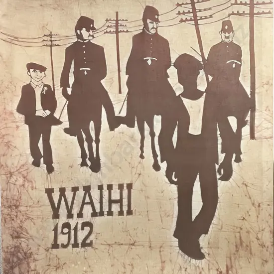 Dina Priestley - Waihi 1912 - Mixed Media Batik