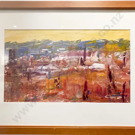 Santina - "Life is Wonderful" - Abstract Landscape Oil