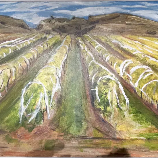 E. Nunn - "Mt Difficulty" - Oil on Canvas