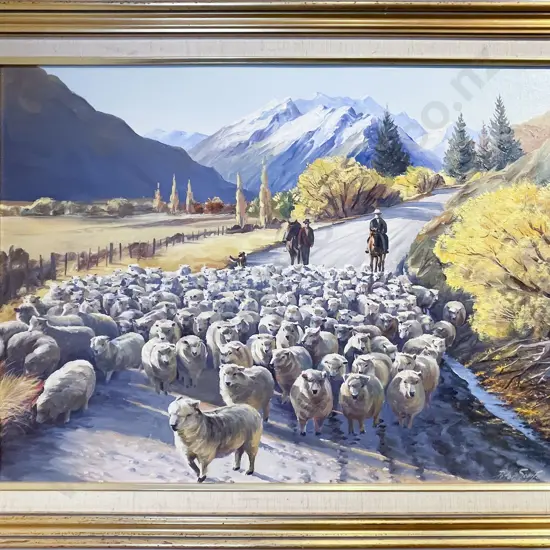 Peter Scaife - "Ohariu Valley" - Oil on Board