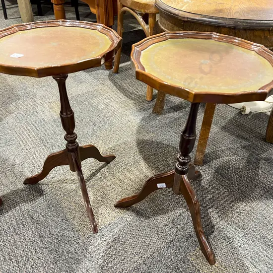 Pair of Tripod Based Wine Tables