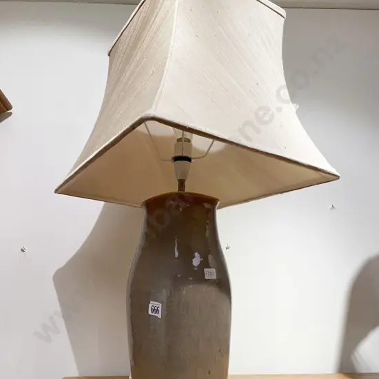 Pottery Table Lamp