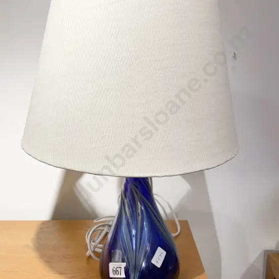 Art Glass Table Lamp