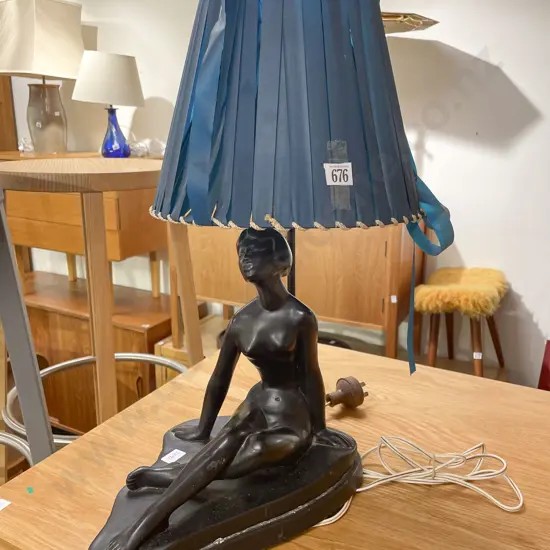 Mid Century Figural Table Lamp