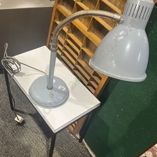 Gooseneck Table Lamp together with Small Side Table