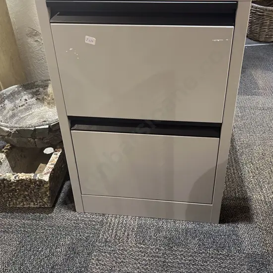 Modern Two Drawer Filing Cabinet