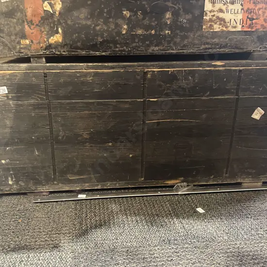 Vintage Wooden Cargo Crate (Faults/Borer)