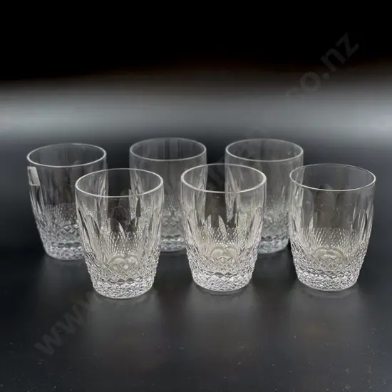 Six Waterford Crystal Small Tumblers