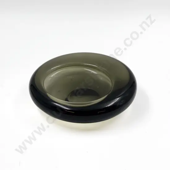 Holmegaard Smoked Glass Dish