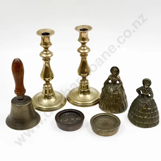 Pair Vict Brass Candlesticks