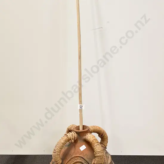 Decorative Terracotta Vase & Pounder