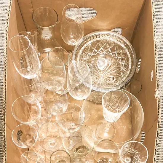 Quantity of Assorted Crystal & Glassware