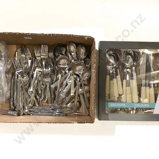 Modern Boxed Cutlery Set & Assorted Cutlery