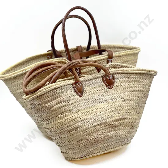 Three Woven Tote Bags