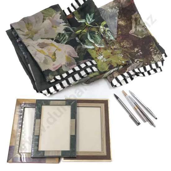 Four Designer Pillow Cases together with Cross Pens & Swarovski Pen etc