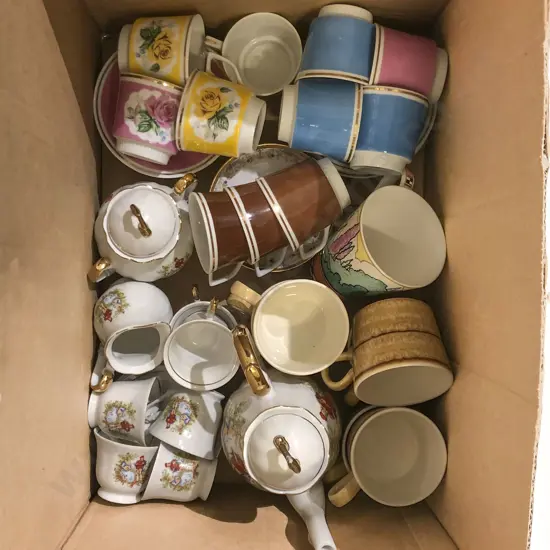 Box Quantity of Assorted Fancy Tea China