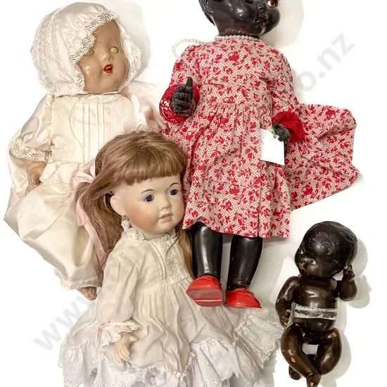 Box of Assorted Vintage Dolls