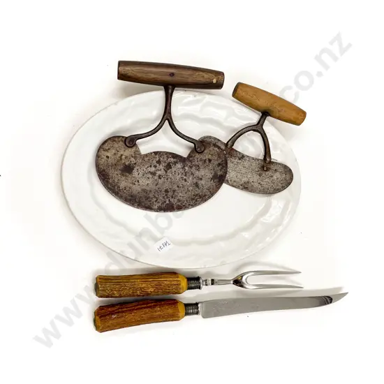 Two Vintage Kitchen Cutters & Assorted