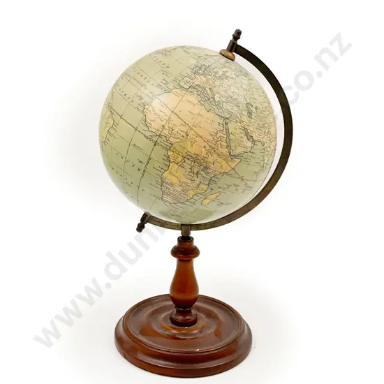 Bacon's Excelsior Globe on Wooden Stand