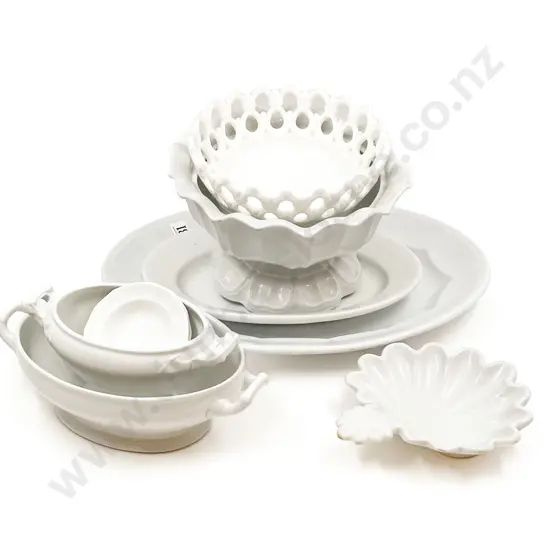 Quantity of Assorted White China
