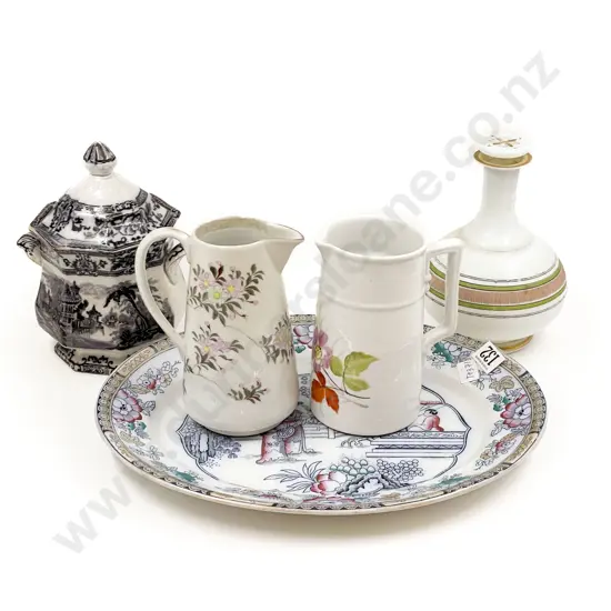 Quantity of Assorted China & Opaque Glass Bottle