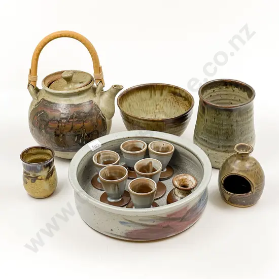 Quantity of Assorted Glazed Pottery