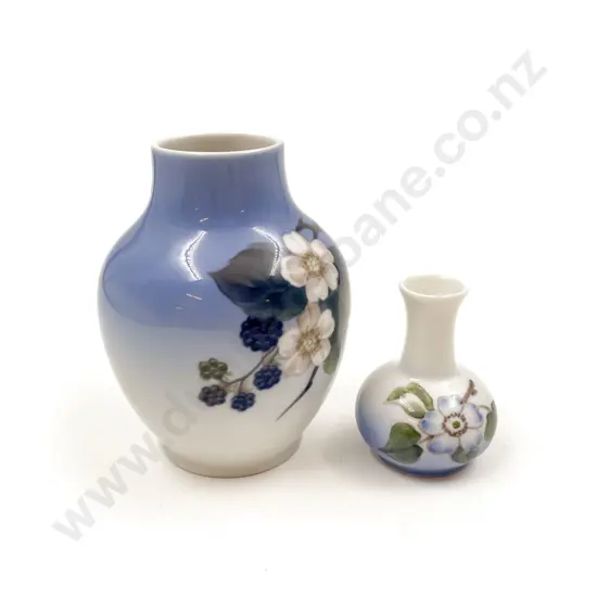 Royal Copenhagen Vase with Miniature Royal Copenhagen Vase